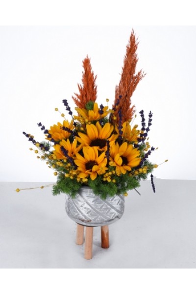 Güneşin Işıltısı Ayaklı Aranjman Güneşin Işıltısı Ayaklı Aranjman