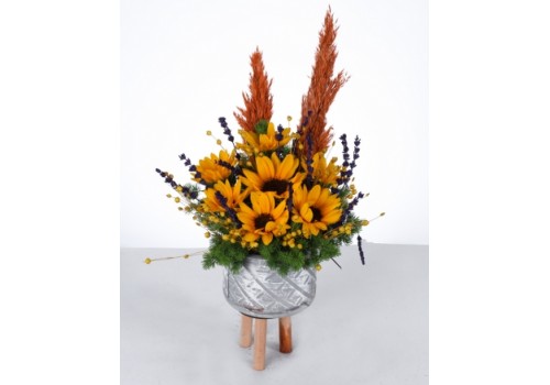 Güneşin Işıltısı Ayaklı Aranjman