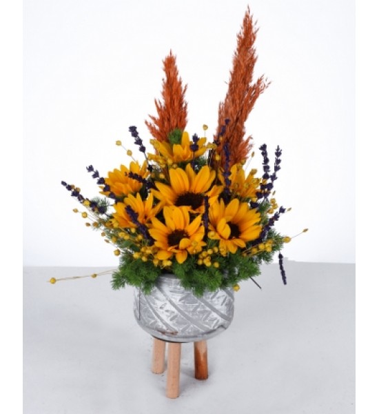 Güneşin Işıltısı Ayaklı Aranjman