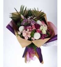 Zarif Beyaz Şakayık Buketi Zarif Beyaz Şakayık Buketi