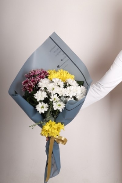 Zarif ve Şık Krizantem Buketi