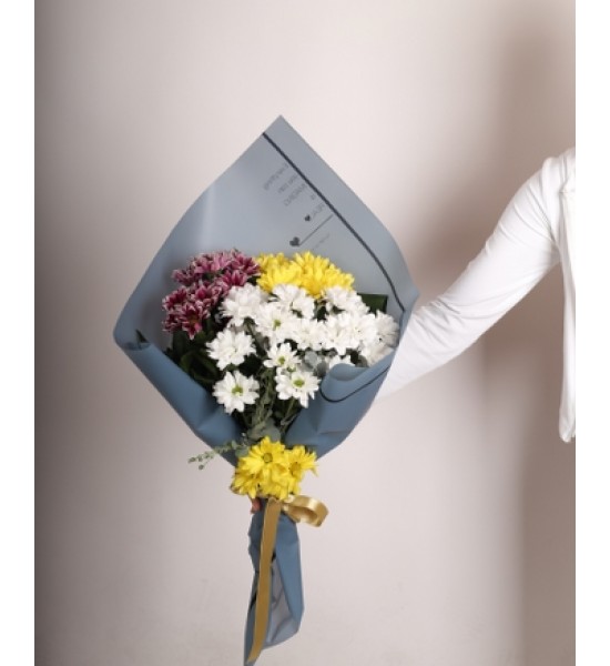 Zarif ve Şık Krizantem Buketi